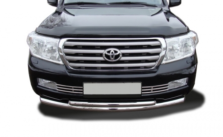 TOYOTA   Land Cruiser 200     2007-2012   Защита переднего бампера (радиус)     76/60